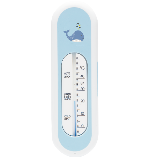 6236102 Bebe JouТермометр для измерения температуры воды ГОЛУБОЙ КИТЕНОК