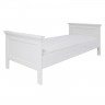 11703090-2 Savona white (без орнамента) Односпальная кровать 90*200(каркас) ц.Белый KIDSMILL