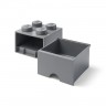 LEGO 40051754 Система хранения 4 серый ( 1 выдвижная секция )
