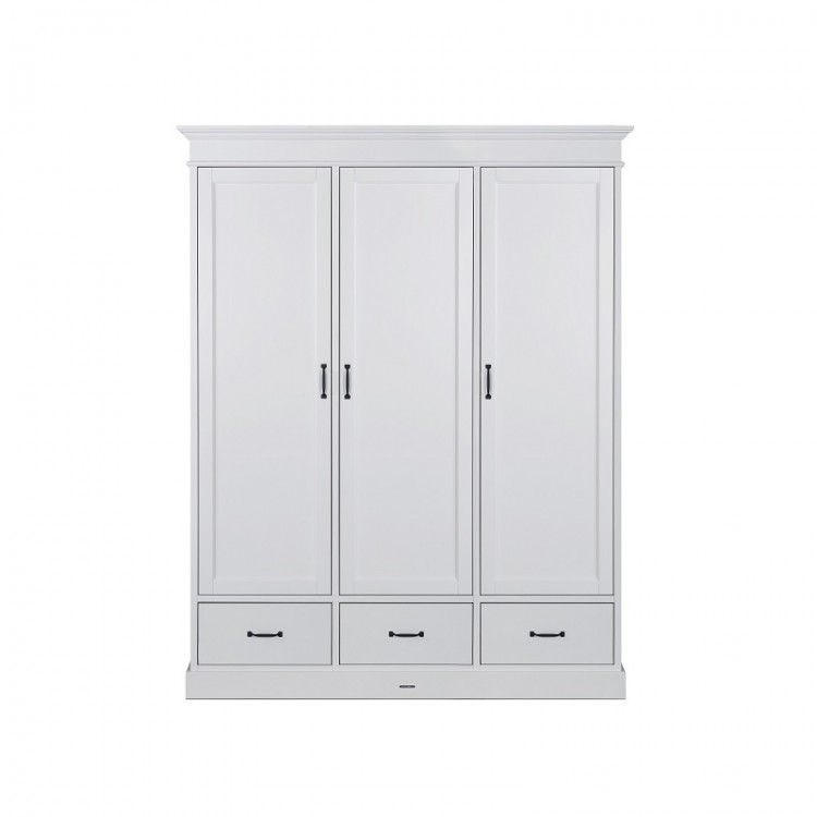 11703957-2 LA PREMIERE II Шкаф (3 двери, 3 ящика)  ц.Белый KIDSMILL