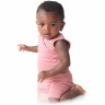 616619 Merino Kids Пижама: майка и штанишки, Розовая Полоска, 12-24мес 100% Меринос Шерсть