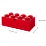 LEGO 40211730 Система хранения DESK 8 красный