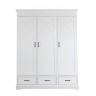 11703085-1 Savona white (с орнаментом) Шкаф(3 двери, 3 ящика) ц.Белый KIDSMILL
