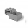 LEGO 40051740 Система хранения 4 светло-серый ( 1 выдвижная секция ) 