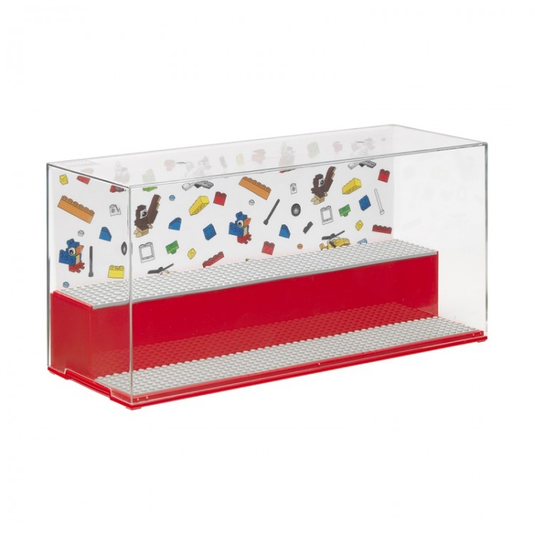 LEGO 40700001 Дисплей-стенд для минифигурок  PLAY &DISPLAY ICONIC (красный)