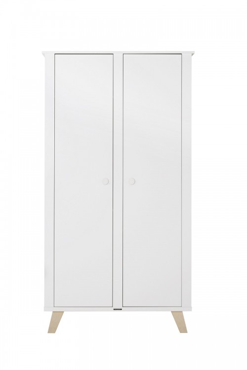 11706111-1 Fynn  Шкаф (2 двери) ц.Белый/Натуральный KIDSMILL