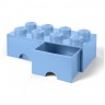 LEGO 40061736 Система хранения 8 светло-голубой ( 2 выдвижные секции) 
