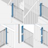 906-01 SC Элемент Stair Flex для установки Ворот на Лестницах БЕЛЫЙ