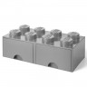 LEGO 40061740 Система хранения 8 светло-серый (2 выдвижные секции)