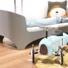 210830-09 JUNIOR Комплект удлинений для кроватки Leander BABY Grey СЕРЫЙ